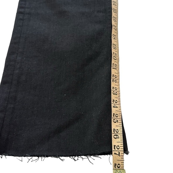 EVERLANE WAY-HIGH RAW HEM BLACK JEANS SIZE 32 - Picture 10 of 11